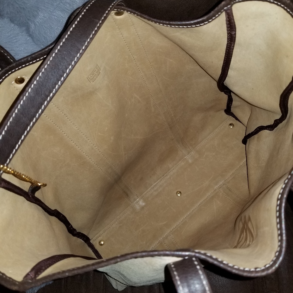 🙀Loewe Authentic Ex-Large Anagram Tote Bag "RARE" - Picture 4 of 15